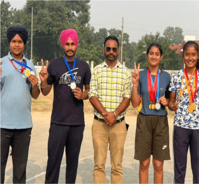 14 Medals at Athletic Meet